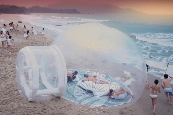 珠山充气球形帐篷